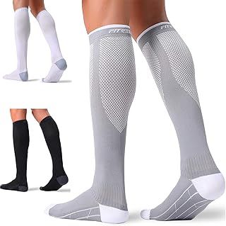 FITRELL 3 双装男女压缩袜 20-30mmHg-循环支撑袜